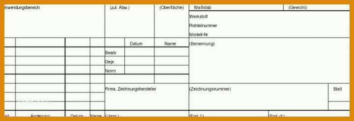 Original Autocad Blattrahmen Vorlagen Download 800x274