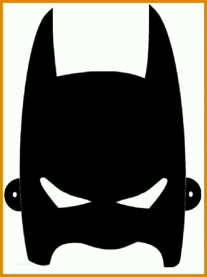 Überraschend Batman Maske Vorlage 721x961