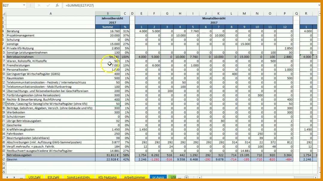 Unvergleichlich Bezugskalkulation Excel Vorlage 1280x720