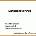 Einzigartig Darlehensvertrag Vorlage Privat 1608x622