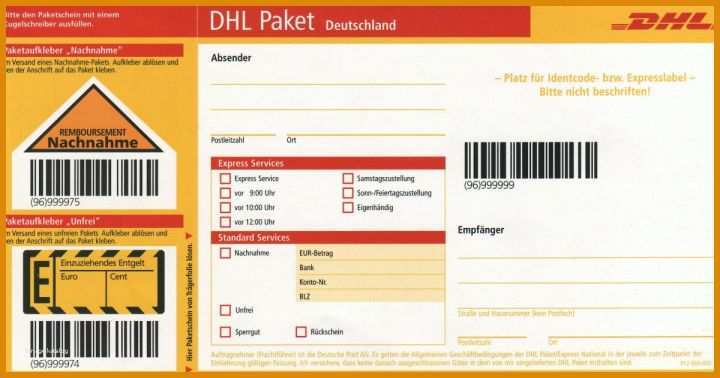 Dhl Paketschein Vorlage: 11 Lösungen (2019 Update)