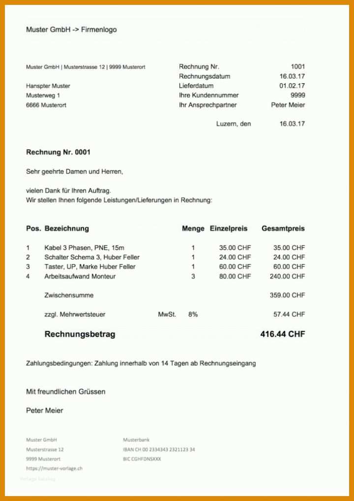 Großartig Einzelunternehmer Rechnung Vorlage 724x1024