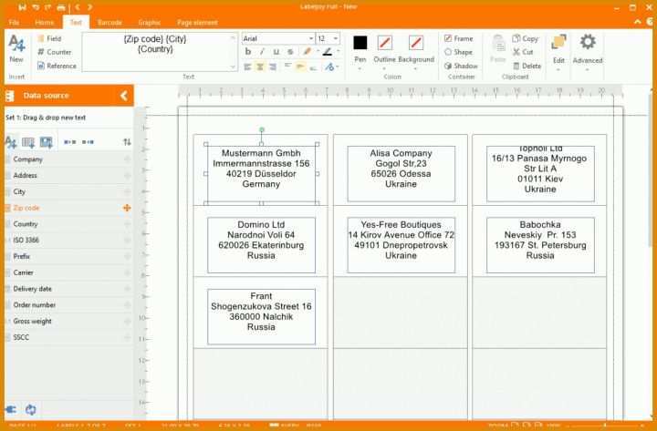 Hervorragen Excel Vorlage Etiketten 70x36 1468x965