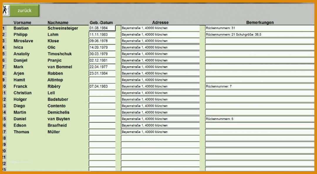 Schockierend Fußball Aufstellung Vorlage Excel 1204x661