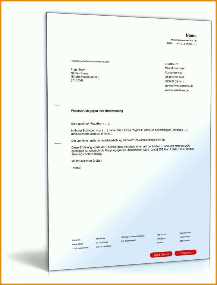 Beste Mieterhöhung Eigentümerwechsel Vorlage 1600x2100