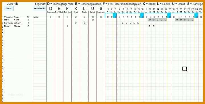 Wunderschönen Personaleinteilung Excel Vorlage 1004x510