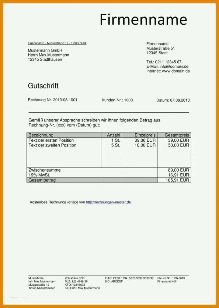 Wunderbar Privat Rechnung Schreiben Vorlage 928x1300