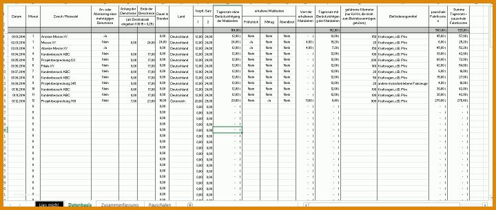 Größte Tankliste Excel Vorlage 1440x610