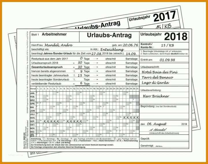 Spezialisiert Urlaubsantrag Vorlage 2019 Kostenlos 1035x820