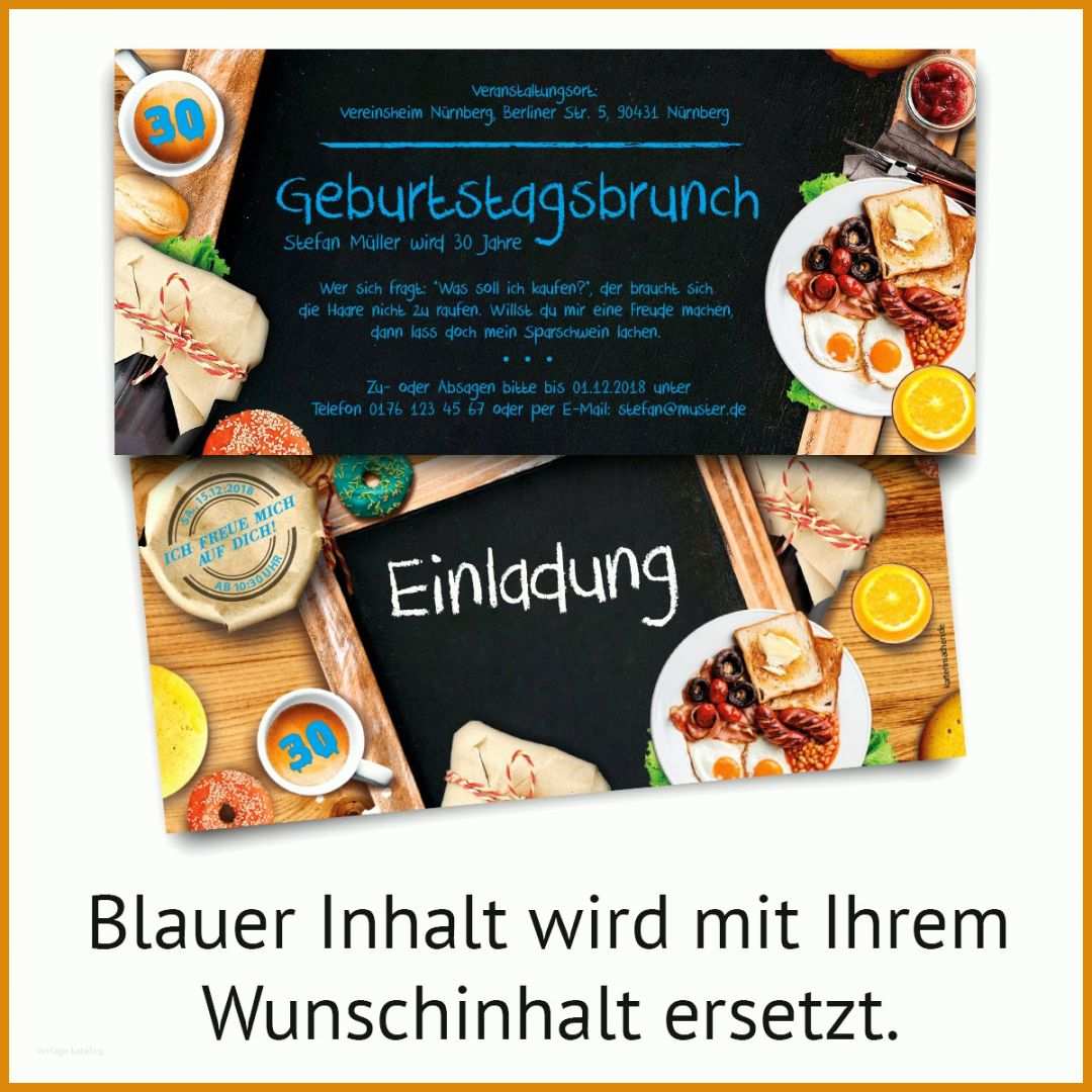 Limitierte Auflage Vorlage Einladung Zum Brunch 1200x1200