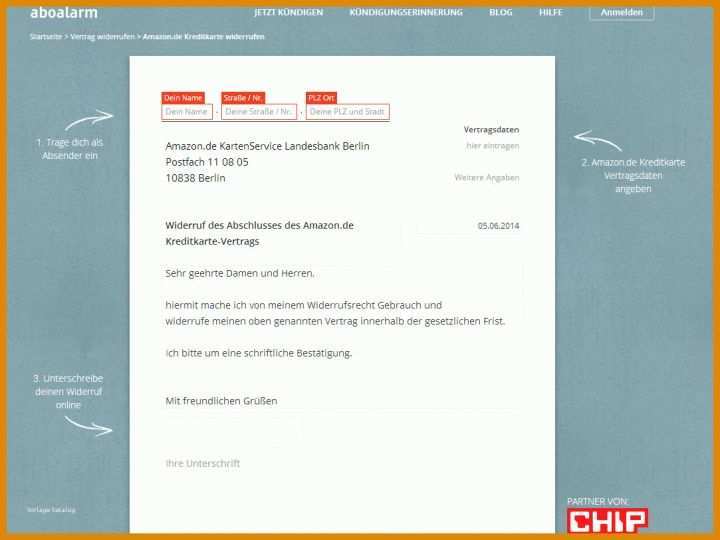Großartig Amazon Visa Kündigen Vorlage 1083x812
