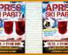 Neue Version Apres Ski Party Flyer Vorlage 800x360