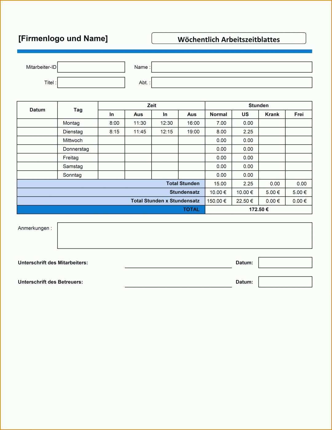 Atemberaubend Eigenbeleg Vorlage Excel 5100x6600