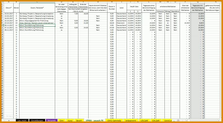 Eür Vorlage 2017 Excel Vorlage Einnahmen Ueberschuss Rechnung Euer 2017