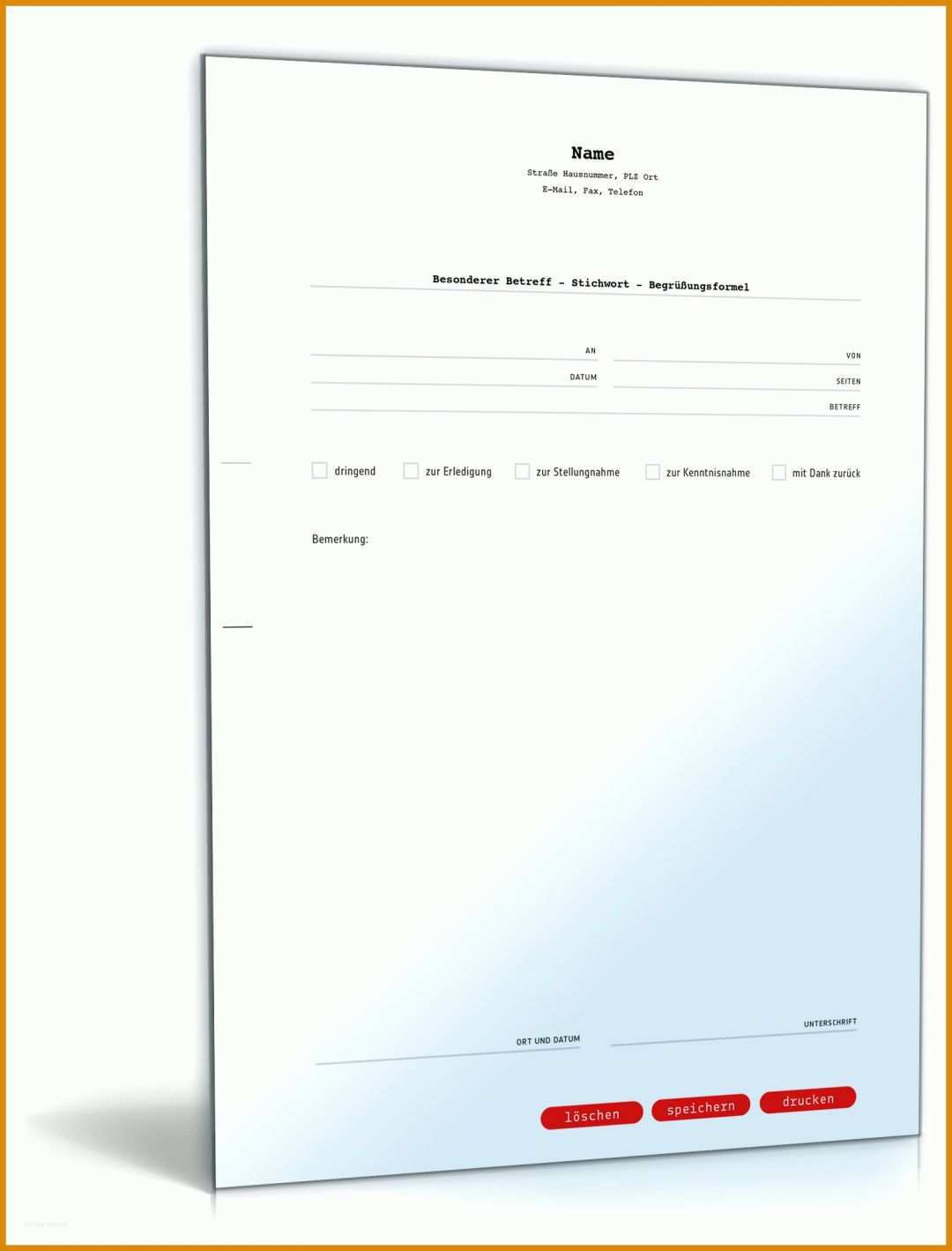 Ausgezeichnet Fax Vorlage Zum Ausfüllen 1600x2100