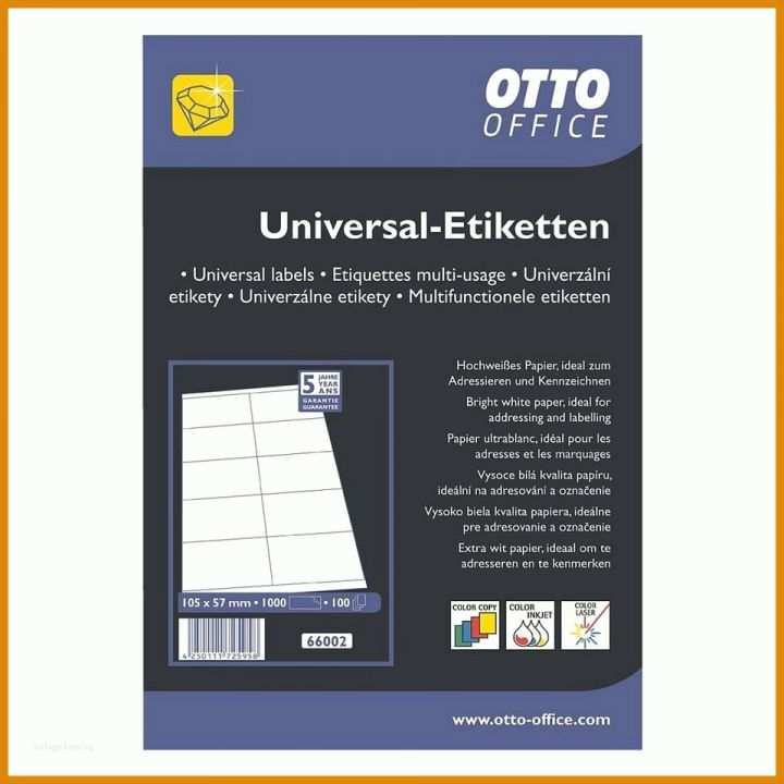 Otto Office Universal Etiketten 23408 Vorlage: 11 Methoden ...