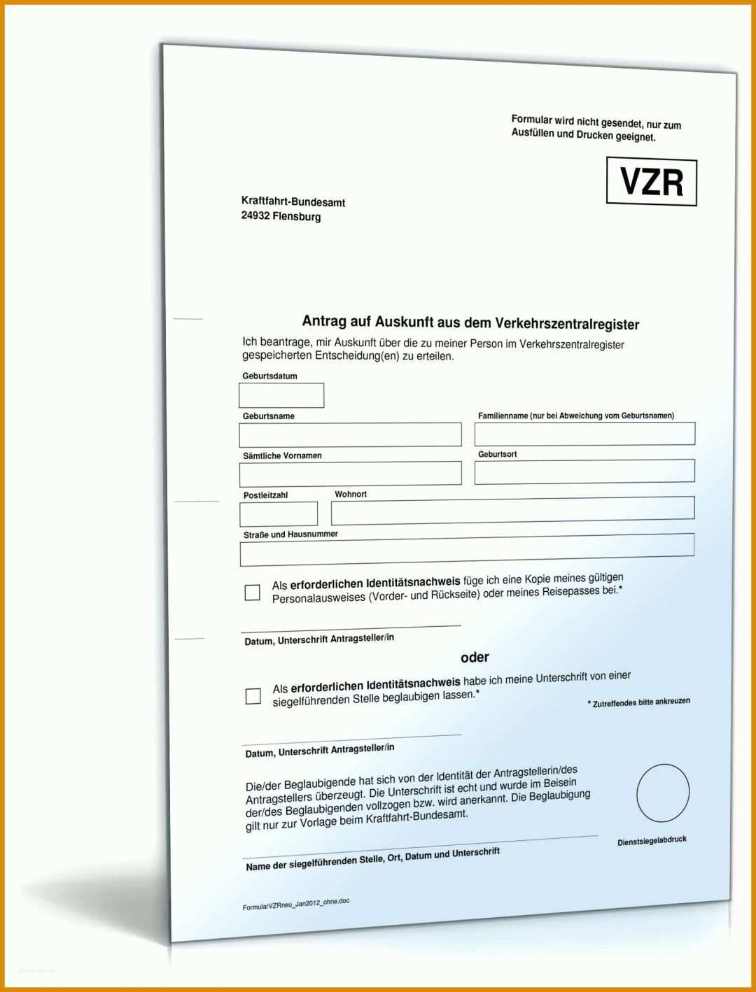 Ausnahmsweise Vollmacht Auskunft Vorlage 1600x2100