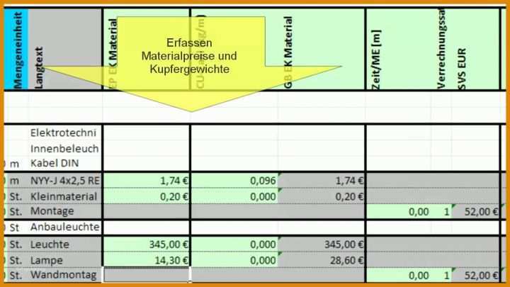 Atemberaubend Vorlage Leistungsverzeichnis Excel 1280x720