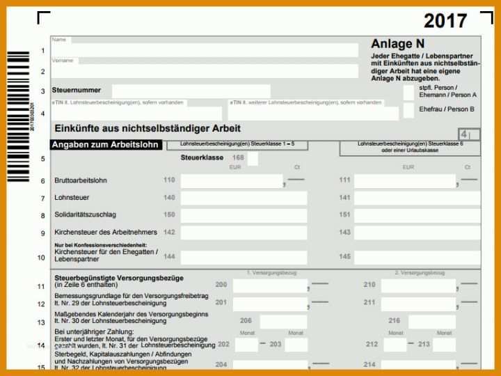 Spektakulär Vorlage Steuererklärung 2017 765x574