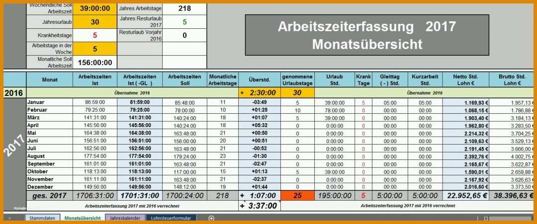 Angepasst Arbeitszeiterfassung Excel Vorlage Kostenlos 1532x640