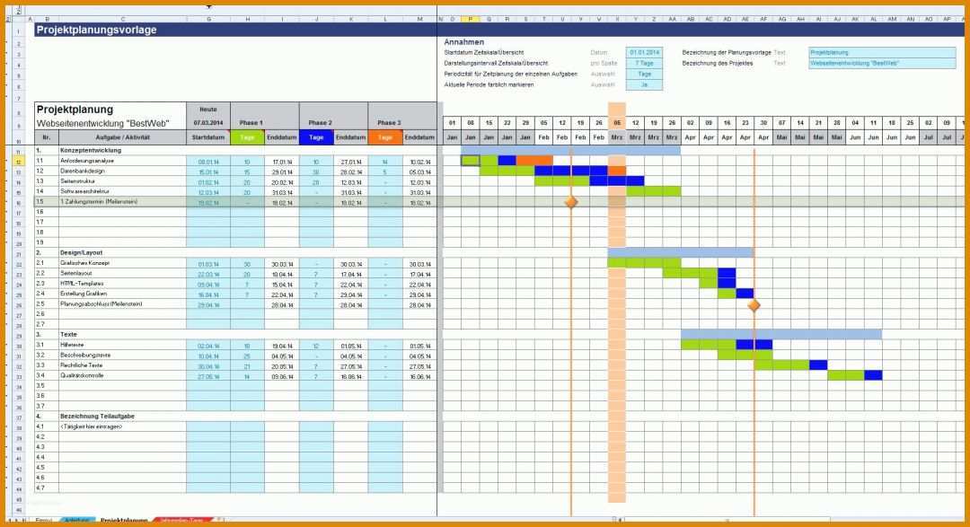 Spezialisiert Excel Zeitplan Vorlage 1801x979