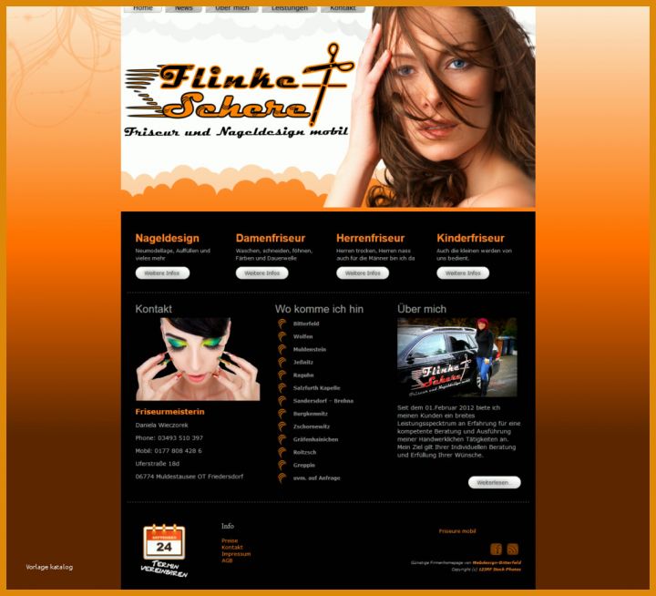 Friseur Homepage Vorlage Homepage Fuer Friseur Erstellen Friseur Website Erstellen Homepage Fuer Ihren Friseursalon