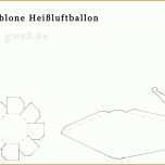Beste Heißluftballon Basteln Vorlage Papier 3504x2404
