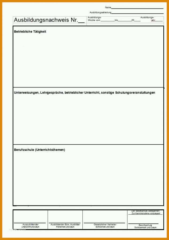 Hervorragen Ihk Berichtsheft Vorlage Pdf 748x1058