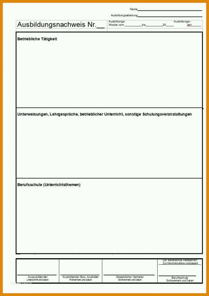 Hervorragen Ihk Berichtsheft Vorlage Pdf 748x1058