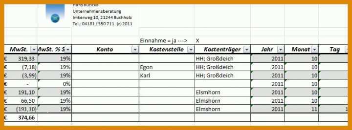 Perfekt Kassenbuch Vorlage Excel 832x309