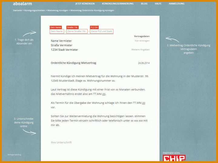 Erstaunlich Kündigung Mietvertrag Bei Trennung Vorlage 1175x881