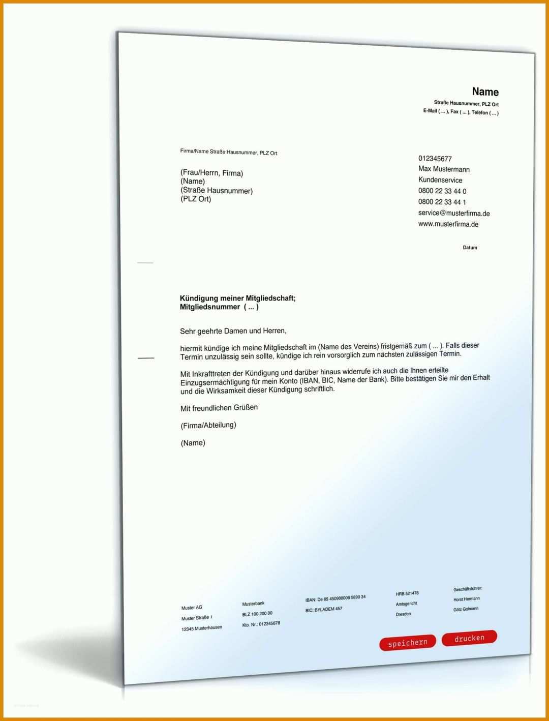 Überraschen Kündigung Sportverein Vorlage Pdf Kostenlos 1600x2100