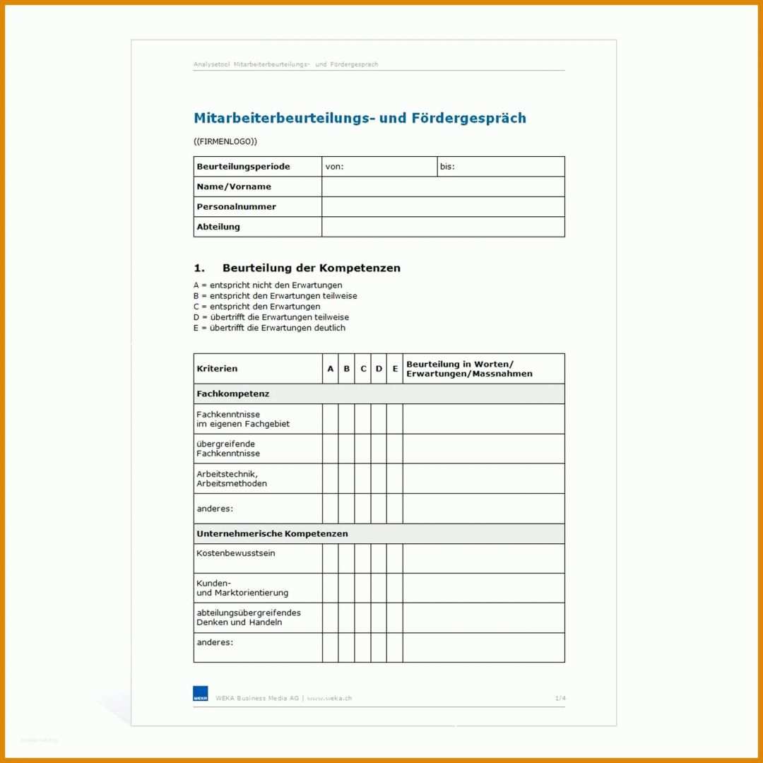 Modisch Mitarbeiterjahresgespräch Vorlage 1500x1500