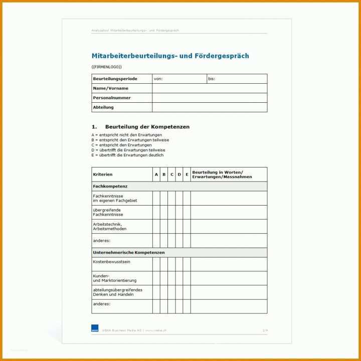 Überraschend Mitarbeiterjahresgespräch Vorlage 1500x1500