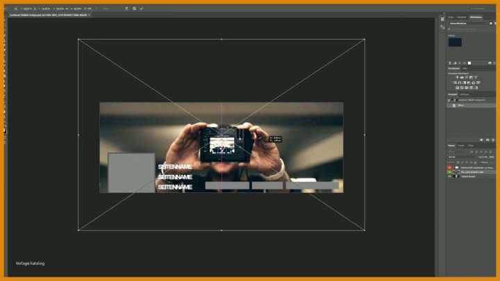 Angepasst Photoshop Vorlagen 1280x720