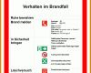 Unvergesslich Vorlage Brandschutzordnung Teil B 793x1122