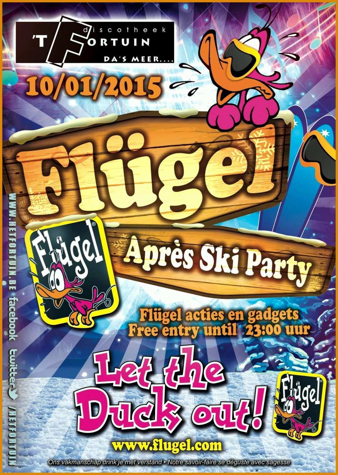 Wunderschönen Apres Ski Party Flyer Vorlage 1457x2048