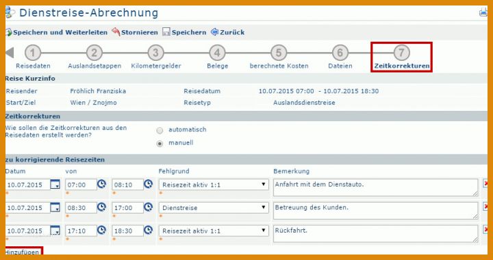 Toll Dienstreiseabrechnung Vorlage 898x474