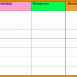 Original Essensplan Vorlage Excel 815x490