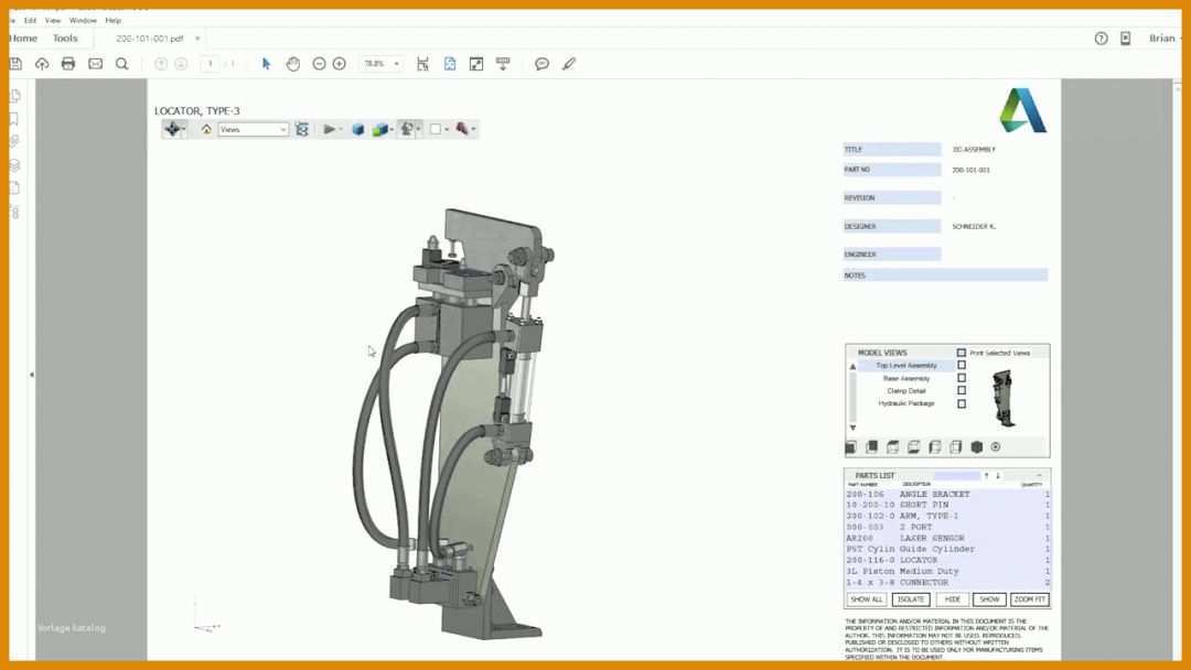 Erschwinglich Inventor 3d Pdf Vorlage Erstellen 1280x720