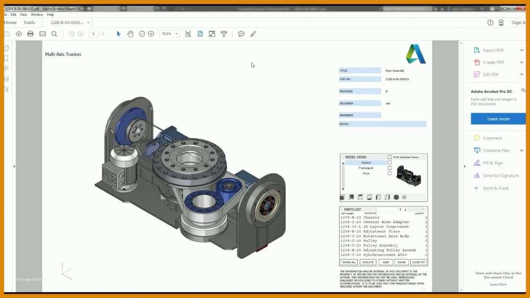 Ausnahmsweise Inventor 3d Pdf Vorlage Erstellen 1280x720