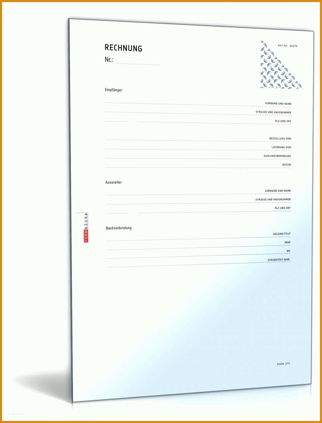 Außergewöhnlich Privatrechnung Vorlage Pdf 1600x2100