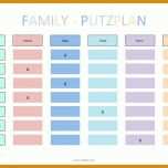 Allerbeste Putzplan Vorlage 736x520