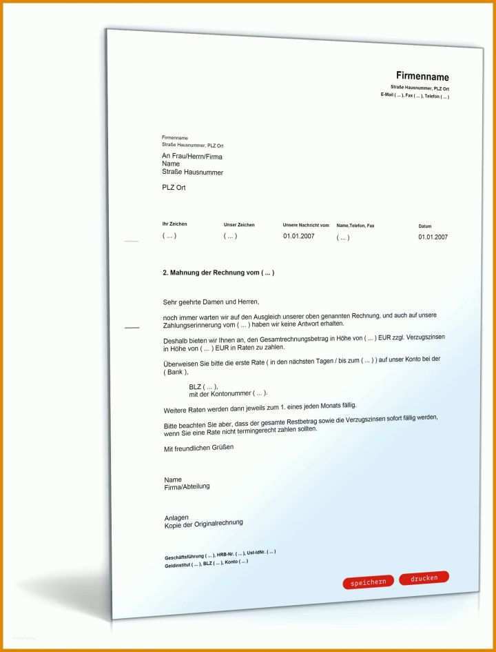 Sensationell Ratenzahlung Muster Vorlage 1600x2100