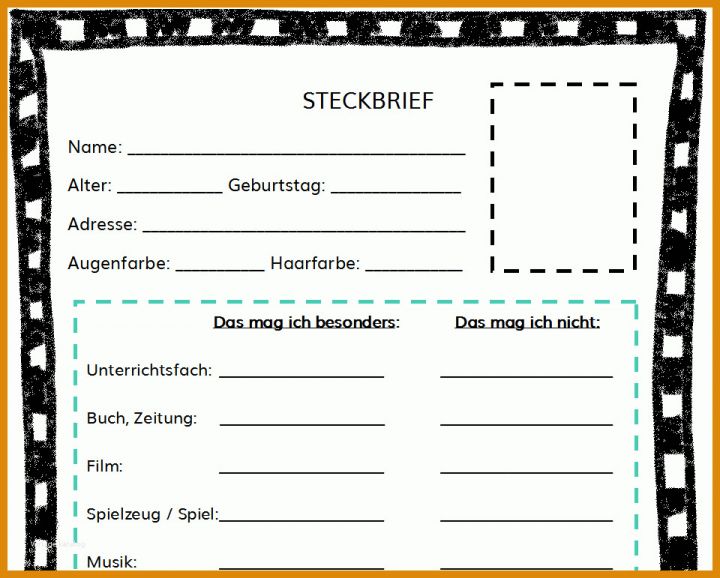 Rühren Steckbrief Schüleraustausch Vorlage 960x771