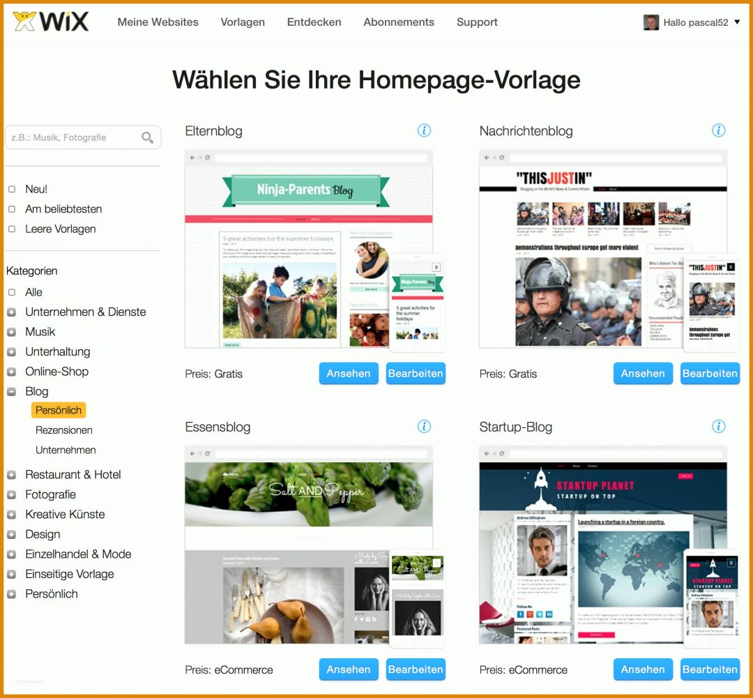 Phänomenal Wix Website Vorlagen 2046x1896