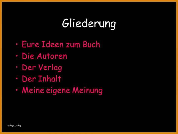 Tolle Buchvorstellung Powerpoint Vorlage 960x720