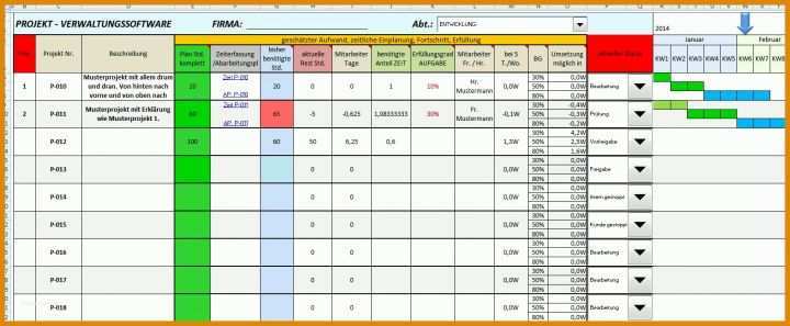 Unglaublich Excel Vorlage Projekt 1571x648