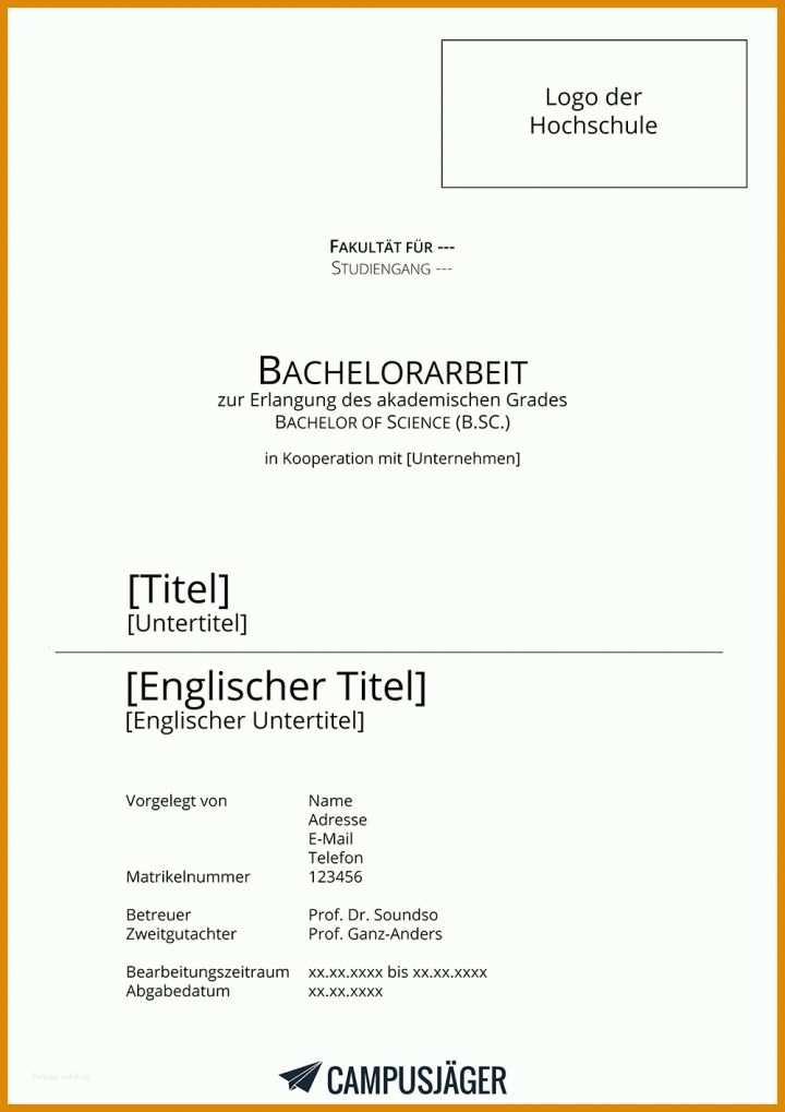 Faszinierend Gender Hinweis Bachelorarbeit Vorlage 1000x1415