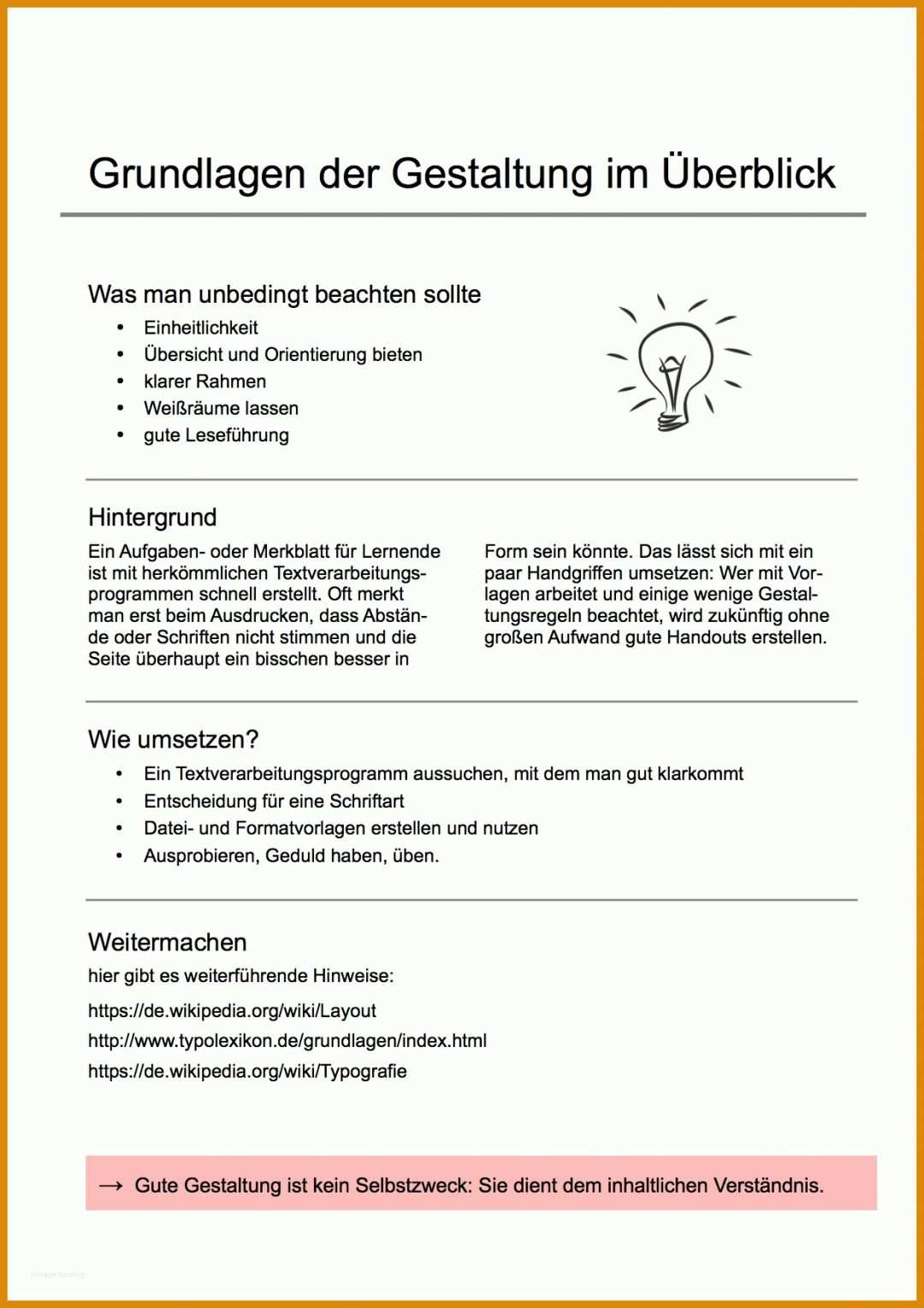 Staffelung Handout Vorlage 1239x1754